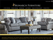 Tablet Screenshot of monarchfurniture.com
